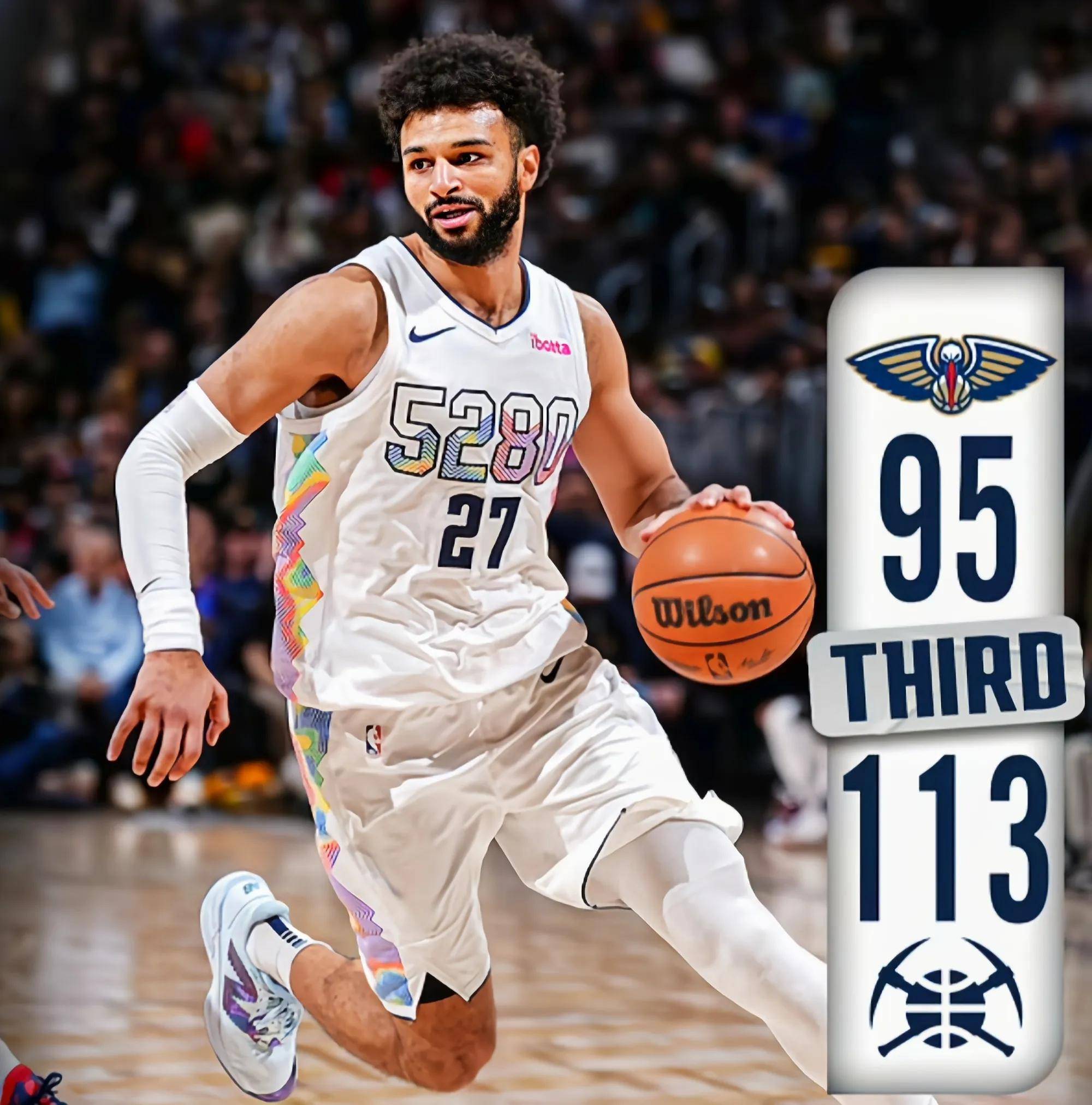 米兰体育-包含76人血洗鹈鹕，约基奇高光表现的词条